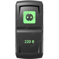 Кнопка 200 В, Зеленый, ВКЛ-ОТКЛ, Zen Gear