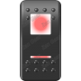 Кнопка без маркировки, 0, 0, , диод Красный, клавиша № 6