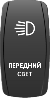 Клавиша тип L, с лазерной гравировкой символа и русский текст